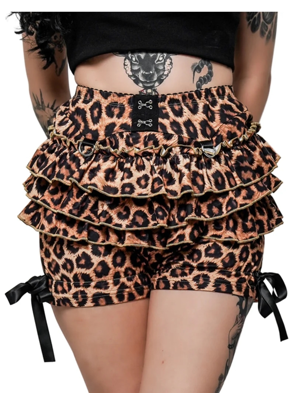 Leopard Print Ruffle Bloomers - Picture 4 of 4